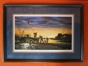 lot 121 image: Terry Redlin S&N Framed Print 344329500 The Conservationists