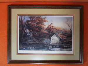 lot 125 image: Terry Redlin Artist Signed Open Edition Autumn Shoreline