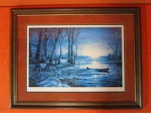 lot 129 image: Terry Redlin S&N Framed Print 822960 Morning Glow