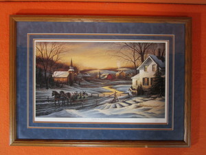 lot 130 image: Terry Redlin Artist Signed Open Edition Together For The Season
