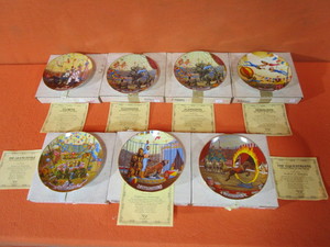 lot 159 image: (7) Franklin Moody (The Greatest Show On Earth) 8.5 Limited Edition Collector Plates