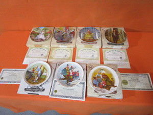 lot 160 image: (7) Raymond Kursar (Gone With The Wind) Joseph Csatari (Grandparent) 8.5 Limited Edition Collector Plates
