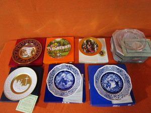 lot 171 image: (7) Dominic Mingolla, Holmes Gray, William Kreig, Marianne Stuwe, Hans Mernling & Michael Yates 8-10 Limited Edition Collector Plates
