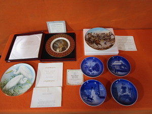 lot 173 image: (7) 7.5-10.5 Limited Edition Collector Plates