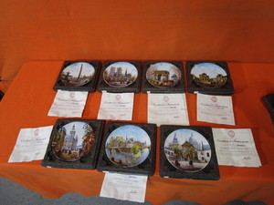 lot 175 image: (7) Louis Dali (des Douze Sites Parisiens) 8.5 Limited Edition Collector Plates