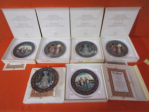 lot 187 image: (6) Boris Zvorykin (Russian Fairy Tales) 8.5 Limited Edition Collector Plates