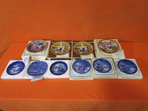 lot 189 image: (10) Hedi Keller, Kai Lang, Gunnar Nylund, H. C. Anderson & Frode Bahnsen 7-9 Limited Edition Collector Plates