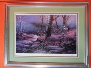 lot 114 image: Terry Redlin S&N Framed Print 822960 Leaving The Sanctuary