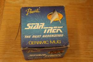 lot 538 image: Star Trek The Next Generation  Collectible Ceramic Mug (New In Box )