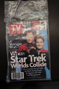 lot 558 image: Star Trek Next Generation Cast Signed TV Guide February 17-23