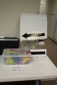 lot 932 image: 5K Run Pack - Banners, Flags, Signs, Poster Boards, Wire
