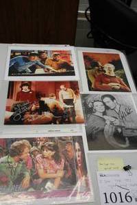 lot 1016 image: Lot of (5) Star Trek 1970s Signed Group Shots (in sleeves)