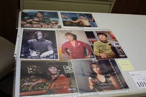 lot 1018 image: Lot of (7) Star Trek 1970s Signed Photos (in sleeves)