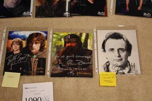 lot 1090 image: Lot of (3) Tolkien Signed Photos (in sleeves)
