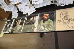 lot 1097 image: Lot of (5) Star Trek Deep Space Nine Signed Photos (in sleeves)