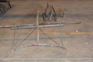 Horse Harness &amp Antique ski legs for carriage