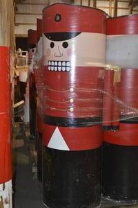 4 oversized Nut Crackers