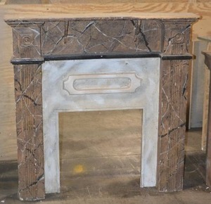4 x 4 Brown Staging Mantle