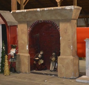 8 x 8 stage back drop with Carolers