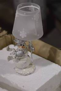 Box of Snowman Tea Candles