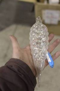 Box of Clear Drop Ornaments