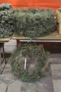 Quantity of 2 28 pine cone wreaths