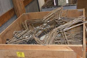 3 Crates full of Light up stars with tie out stake on each individual one
