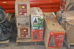 Pallet of Artificial Trees