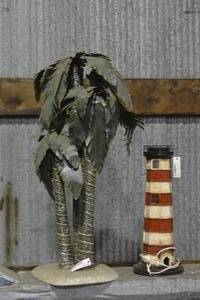 23 light house 36 Metal Palm Tree