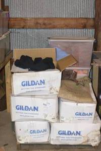 Pallet of new clothing