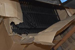 5 boxes of hanging shelves 22 x 12