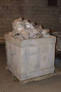Crate of Mask Holders