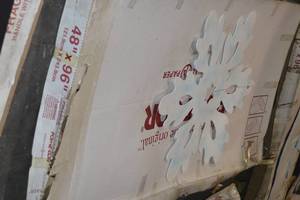 Snowflakes Product 48 x 96 Fome-Cor Background