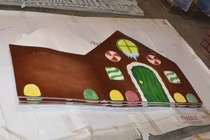 Gingerbread Houses  Product 48 x 96 Fome-Cor Background