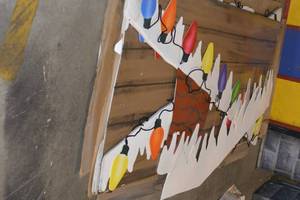 Large Decorated Rooftops Product  48 x 96 Fome-Cor Background