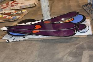 Skis Product  48 x 96 Fome-Cor Background