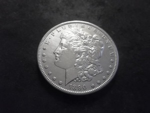 1890 O Morgan Silver Dollar