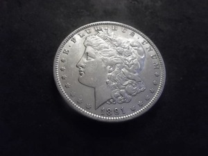 1891 Morgan Silver Dollar