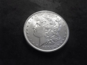 1891 S Morgan Silver Dollar