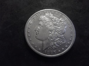 1897 S Morgan Silver Dollar
