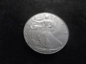 1996 US Silver Eagle Dollar MS From Unc Roll 1 Oz. 99.9 Fine
