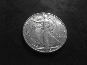 1945 Walking Liberty Half Dollar