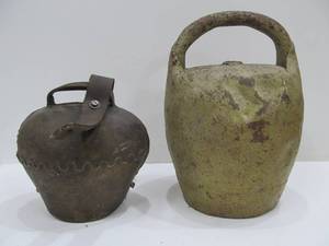 lot 56 image: 2 Antique Cow Bells