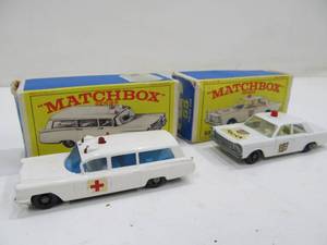 lot 60 image: 2 Excellent Like-New Vintage Matchbox Cars wBoxes