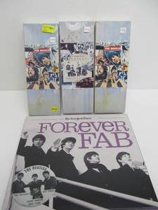 lot 67 image: New BEATLES Cassette Tape Sets & Forever Fab 80-Page Photo Archive Book