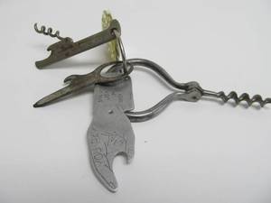 lot 72 image: Advertising Beer Bottle Openers - Including Johnnies Place River Falls Spinner Opener