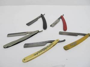 lot 86 image: Nice Group of Antique Straight Razors
