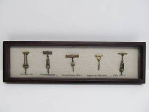 lot 87 image: History of the Corkscrew Wall Decor Plaque 