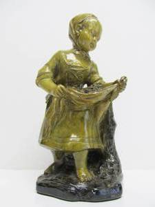 lot 101 image: Vintage 1950s Figural Sculpture of a Girl by Borghese 