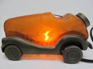 lot 171 image: Classic Car Glass Desk Lamp